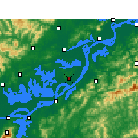 Nearby Forecast Locations - Wangjiang - Map