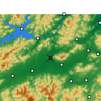 Nearby Forecast Locations - Lanxi - Map