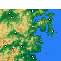 Nearby Forecast Locations - Sanmen - Map