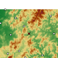 Nearby Forecast Locations - Shaowu - Map