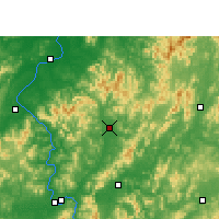 Nearby Forecast Locations - Xingguo - Map