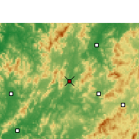Nearby Forecast Locations - Ningdu - Map