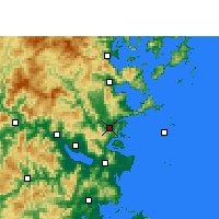 Nearby Forecast Locations - Lianjiang - Map