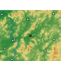 Nearby Forecast Locations - Yudu - Map