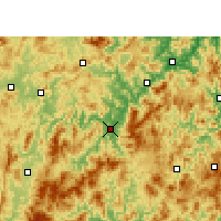 Nearby Forecast Locations - Yong'an - Map