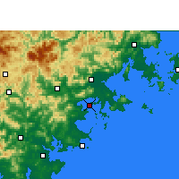 Nearby Forecast Locations - Xiuyugang - Map