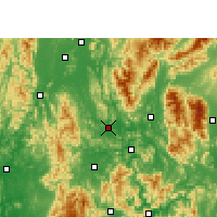 Nearby Forecast Locations - Yangshuo - Map