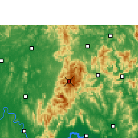 Nearby Forecast Locations - Jinxiu - Map