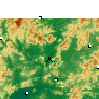 Nearby Forecast Locations - Yingde - Map