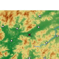Nearby Forecast Locations - Shixing - Map