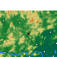 Nearby Forecast Locations - Guangning - Map