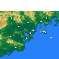 Nearby Forecast Locations - Shantou - Map