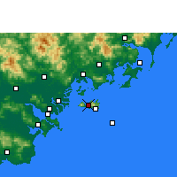 Nearby Forecast Locations - Nan'ao - Map