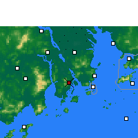 Nearby Forecast Locations - Doumen - Map