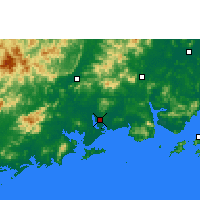 Nearby Forecast Locations - Yangjiang - Map