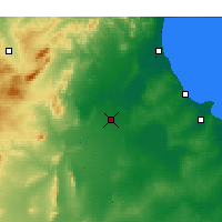 Nearby Forecast Locations - Kairouan - Map