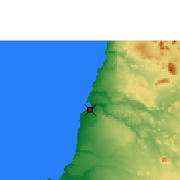 Nearby Forecast Locations - Moçâmedes - Map