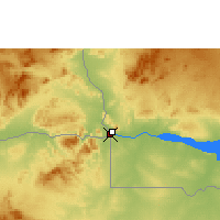 Nearby Forecast Locations - Kanyemba - Map
