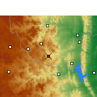 Nearby Forecast Locations - Jericho - Map