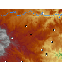 Nearby Forecast Locations - Mooi River - Map