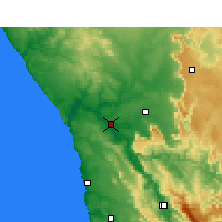 Nearby Forecast Locations - Vredendal - Map