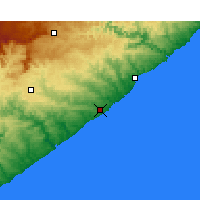 Nearby Forecast Locations - East London - Map