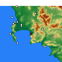 Nearby Forecast Locations - Strand - Map