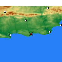 Nearby Forecast Locations - Stilbaai - Map