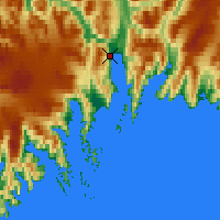 Nearby Forecast Locations - Seward - Map