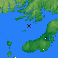 Nearby Forecast Locations - Sagona Island - Map