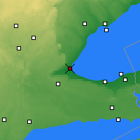 Nearby Forecast Locations - Burlington - Map