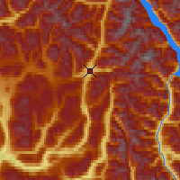 Nearby Forecast Locations - Blue River - Map