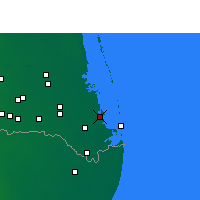 Nearby Forecast Locations - Port Isabel - Map