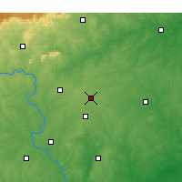 Nearby Forecast Locations - Greensboro - Map