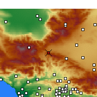 Nearby Forecast Locations - Sandberg - Map