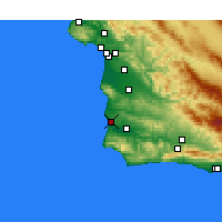 Nearby Forecast Locations - Lompoc AFB - Map