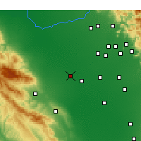 Nearby Forecast Locations - Lemoore - Map