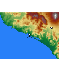 Nearby Forecast Locations - Manzanillo - Map