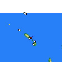 Nearby Forecast Locations - Saint Kitts - Map