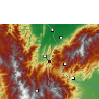 Nearby Forecast Locations - San Antonio del Táchira - Map