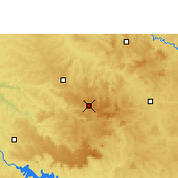 Nearby Forecast Locations - São Carlos - Map
