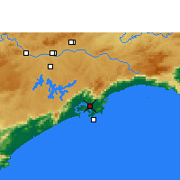 Nearby Forecast Locations - Santos - Map