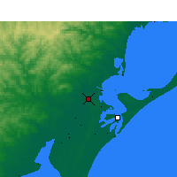 Nearby Forecast Locations - Pelotas - Map