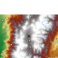 Nearby Forecast Locations - Latacunga - Map