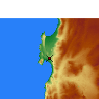 Nearby Forecast Locations - Antofagasta - Map