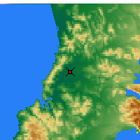 Nearby Forecast Locations - Valdivia - Map