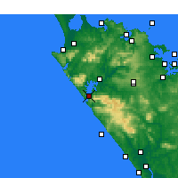 Nearby Forecast Locations - Opononi - Map