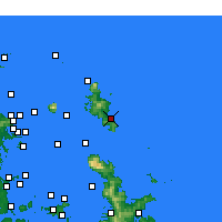 Nearby Forecast Locations - Great Barrier Island - Map