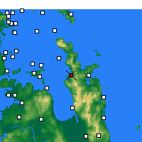Nearby Forecast Locations - Coromandel - Map