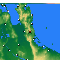 Nearby Forecast Locations - Waihi - Map